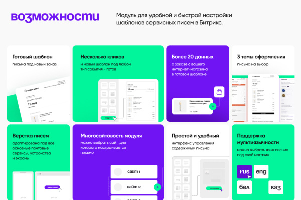 шаблоникс. красивые шаблоны писем в битрикс в bitrix.g-i-t.ru