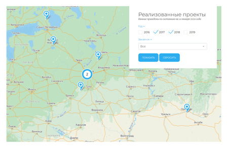 whatasoft: яндекс.карта объектов инфоблока в bitrix.g-i-t.ru