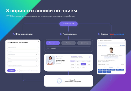 сайт клиники, медицинского центра в bitrix.g-i-t.ru
