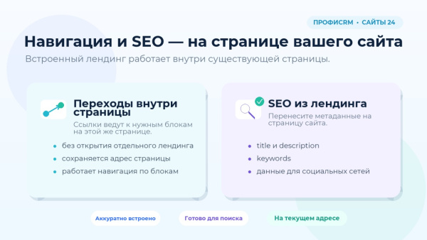 профиcrm: встраивание лендингов сайты 24 в bitrix.g-i-t.ru
