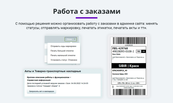 интеграция с ozon (озон) по api. цены, остатки, заказы, статусы, акты в bitrix.g-i-t.ru