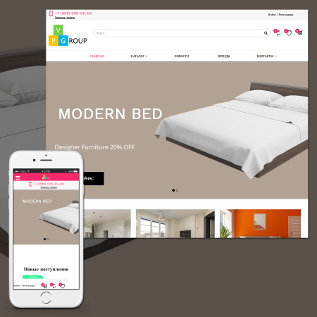 pvgroup.furniture - интернет магазин мебели. начиная со старта с конструктором дизайна - №60150 в bitrix.g-i-t.ru