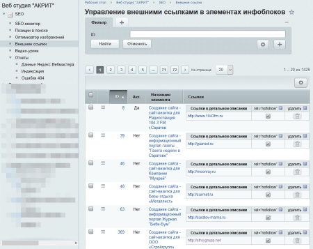 seo - монитор качества + инструменты оптимизации в bitrix.g-i-t.ru