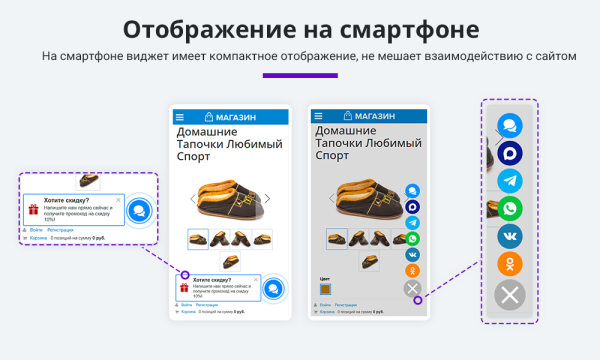 обратная связь: мессенджеры и социальные сети для связи (мультикнопка, max, telegram, макс, vk, чат) в bitrix.g-i-t.ru