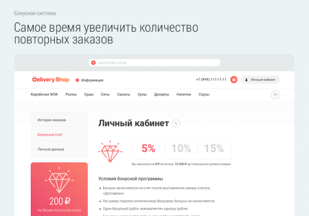 delivery shop. доставка суши. в bitrix.g-i-t.ru