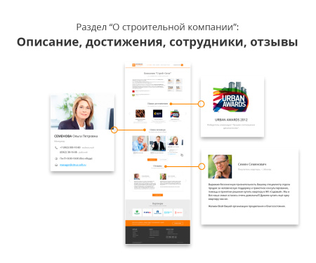 адаптивный сайт застройщика (строительной компании) асз в bitrix.g-i-t.ru