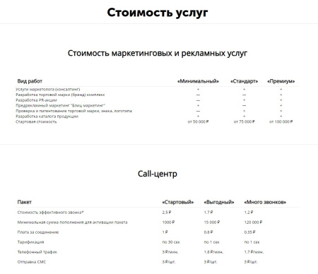 айпи визитка - корпоративный сайт с ярким дизайном в bitrix.g-i-t.ru