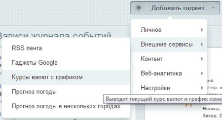 курсы валют (с графиками) в bitrix.g-i-t.ru