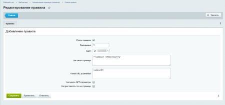 канонические страницы (canonical) в bitrix.g-i-t.ru