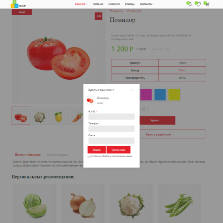 pvgroup.food - интернет магазин продуктов питания. начиная со старта с конструктором - №60129 в bitrix.g-i-t.ru