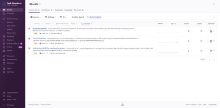 sentry.io: трекер ошибок и монитор производительности в bitrix.g-i-t.ru