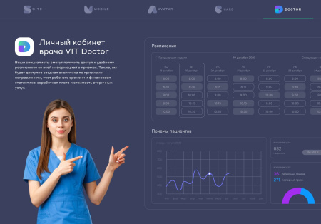 сайт клиники, медицинского центра в bitrix.g-i-t.ru