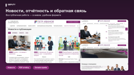 deputy – персональный одностраничный сайт с магазином в bitrix.g-i-t.ru
