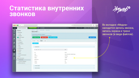 статистика внутренних звонков в bitrix.g-i-t.ru