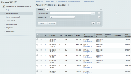 система бонусов. программы лояльности в bitrix.g-i-t.ru